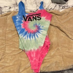 Vans tie dye bodysuit